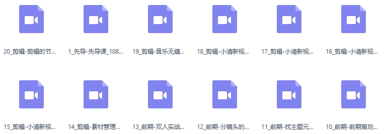 情感小清新短片全能班-教你拍好看的vlog小清新画面（30节课）-第3张