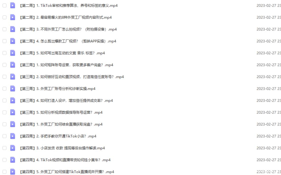 TikTok外贸工厂陪跑训练营：轻松掌握TK底盘新渠道，打造实力外贸团队！-优知网