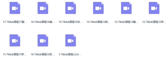 Tiktok实操训练营：新手0-1从注册到开店变现运营教学（25节课）-第3张