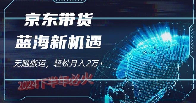 2024下半年最新蓝海项目，无脑搬运，不用剪辑，有手就会，京东图文视频，每月亲测2W+-优知网