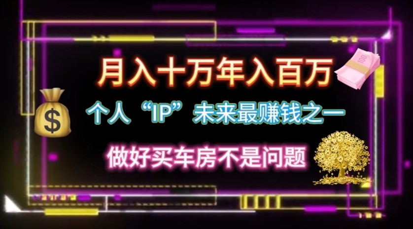 本人“ip”月入10w，年收入100w-优知网