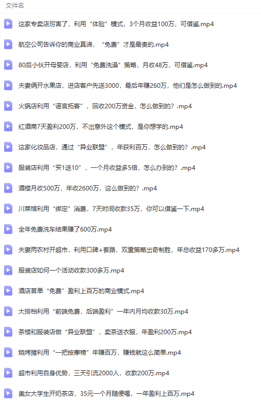 图片[5]-（9607期）真实可信391套商业运营模式，年收入几十到几百万案例剖析（电子书籍 短视频 图文并茂）